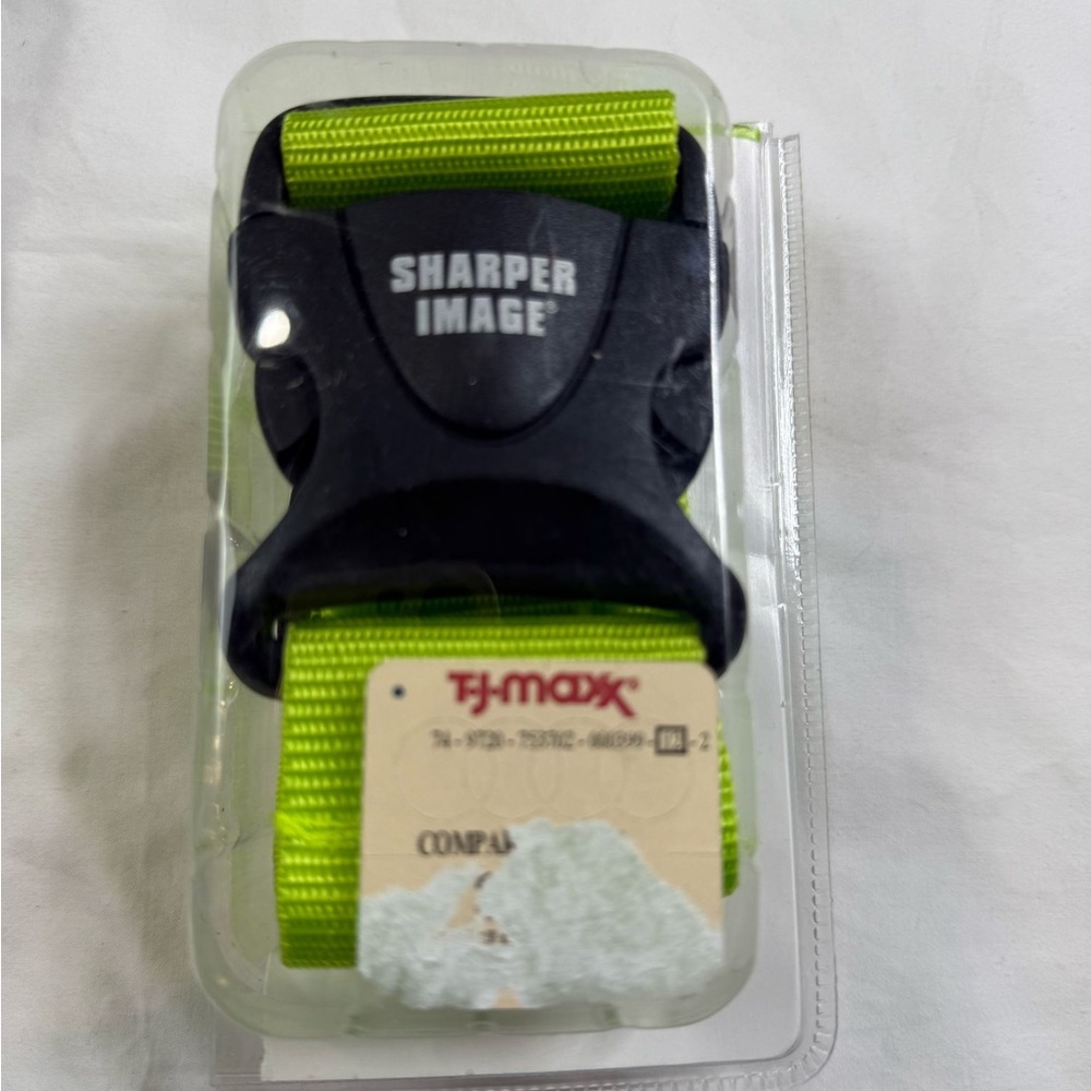 Sharper Image Green Luggage Strap